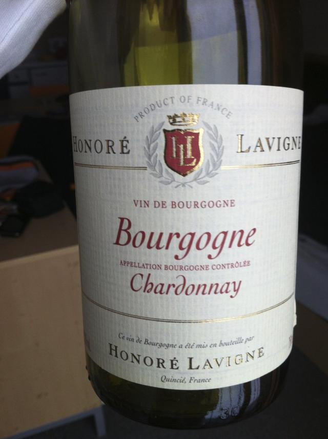 Chardonnay 2010 AOC, Honoré lavigne