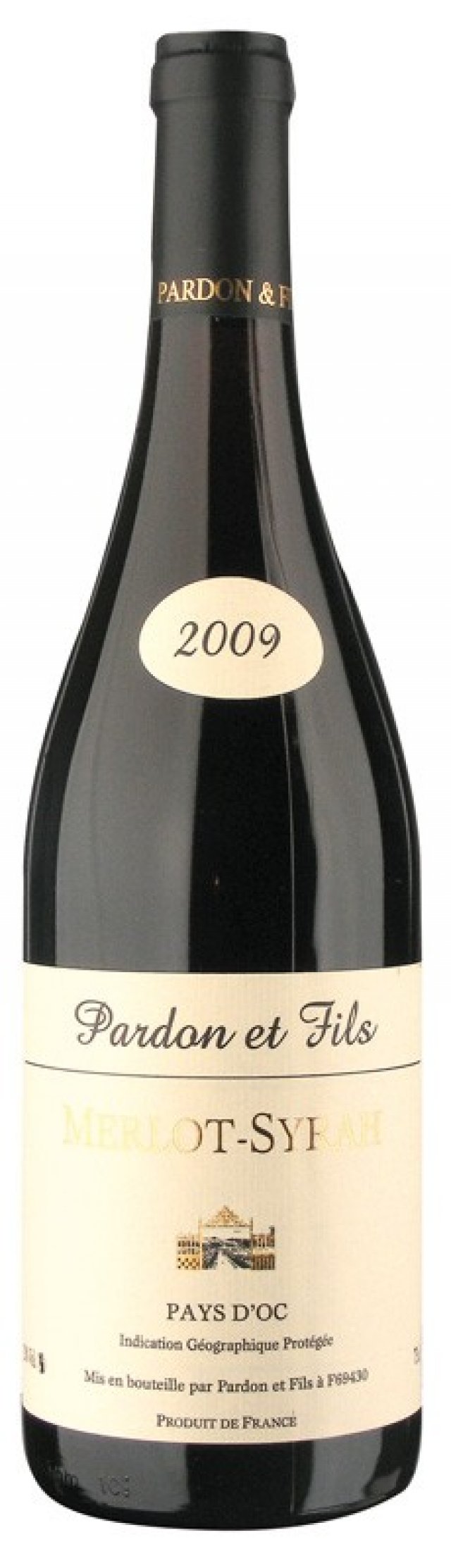 Merlot + Syrah 2009 Vin de Pays, Pardon & fils