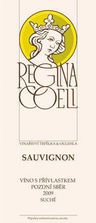 Sauvignon 2009 Pozdní sběr, Regina Coeli Trpělka & Oulehla