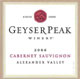 Geyser Peak Cabernet Sauvignon  2006 Sonoma County, Geyser Peak Winery