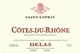 Delas St. Esprit Cotes-du-Rhone Rouge  2008 Cotes du Rhone, Delas Freres