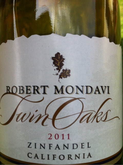 Twin Oaks Zinfandel 2011 Other California, Robert Mondavi