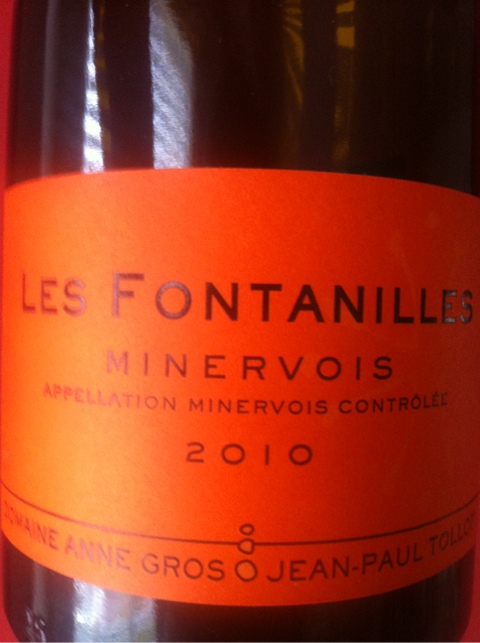 Les Fontanilles Minervois 2012 AOC, Domaine Anne Gross et Jean-Paul Tollot