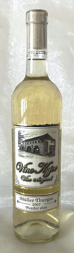 Müller Thurgau 2007 Pozdní sběr, Skalák