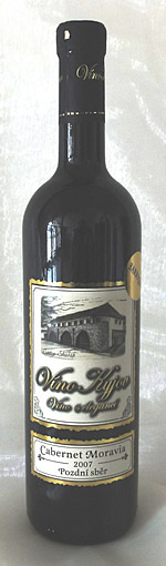 Cabernet Moravia 2007 Pozdní sběr, Skalák