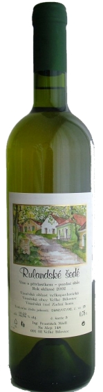 Rulandské šedé 2009 Kabinet - Víno s přívlastkem, František Mádl