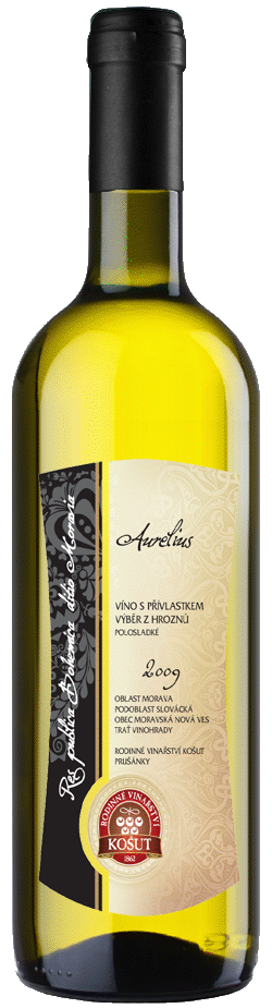 Aurelius 2009 Výběr z hroznů, Rodinné vinařství Košut