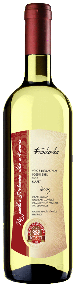 Frankovka 2009 Pozdní sběr, Rodinné vinařství Košut