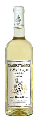 Müller Thurgau 2008 Pozdní sběr, Vinné sklepy Valtice, a. s. - Château Valtice