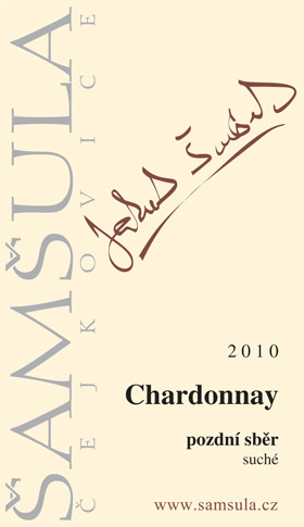 Chardonnay 2009 Pozdní sběr, Šamšula