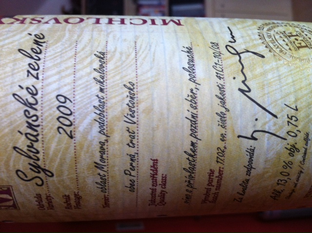 Sylvánské zelené 2009 Pozdní sběr, Vinselekt Michlovský a.s.