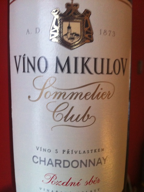 Chardonnay - Sommelier Club 2009 Pozdní sběr, Víno Mikulov