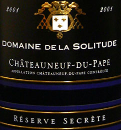 Châteauneuf du Pape Cuvée Secrète 2005 AOC, Domaine de la Solitude