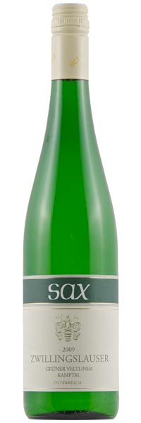 Grüner Veltliner Zwillingslauser 2010 Qualitätswein, Winzer Sax