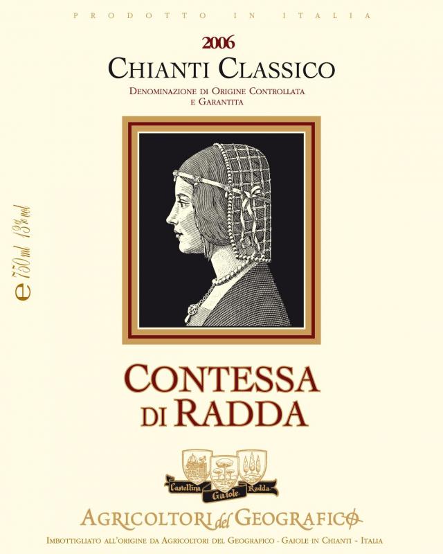 Contessa di Radda, Chianti Classico 2009 DOCG, Chianti Geografico