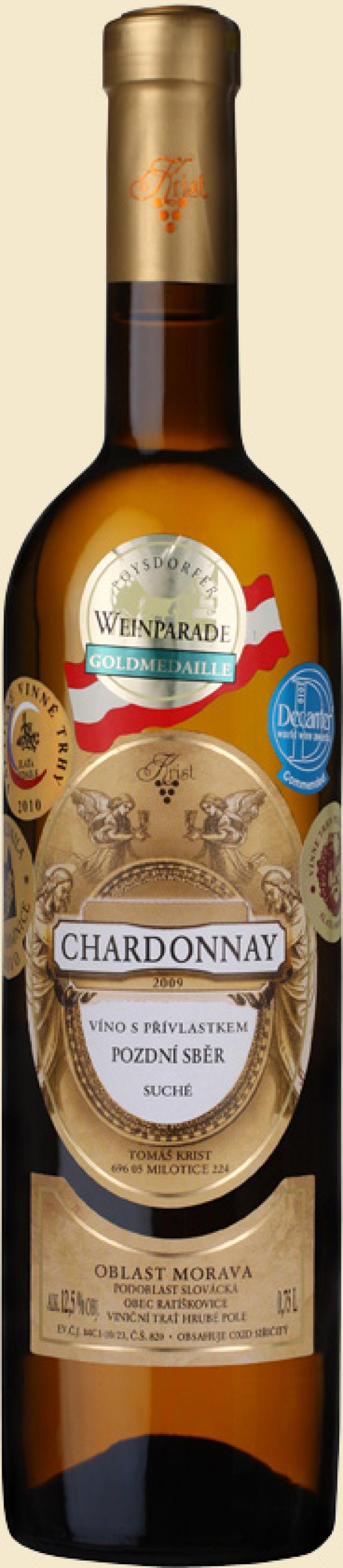 Chardonnay  2009 Pozdní sběr, Krist