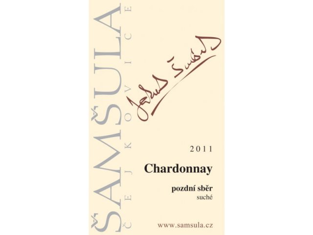 Chardonnay 2011 Pozdní sběr, Šamšula