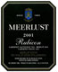 Meerlust Rubicon  2001 South Africa, Meerlust