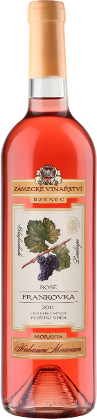  Frankovka, rosé, Herbaricum Moravicum 2011 Pozdní sběr, Zámecké vinařství Bzenec