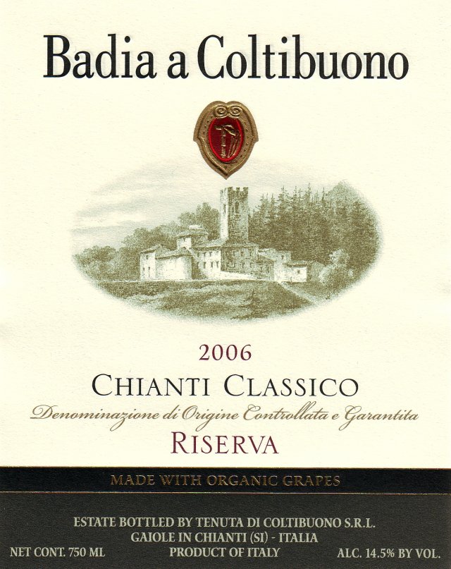 Chianti Classico Riserva 2008 DOCG, Badia a Coltibuono