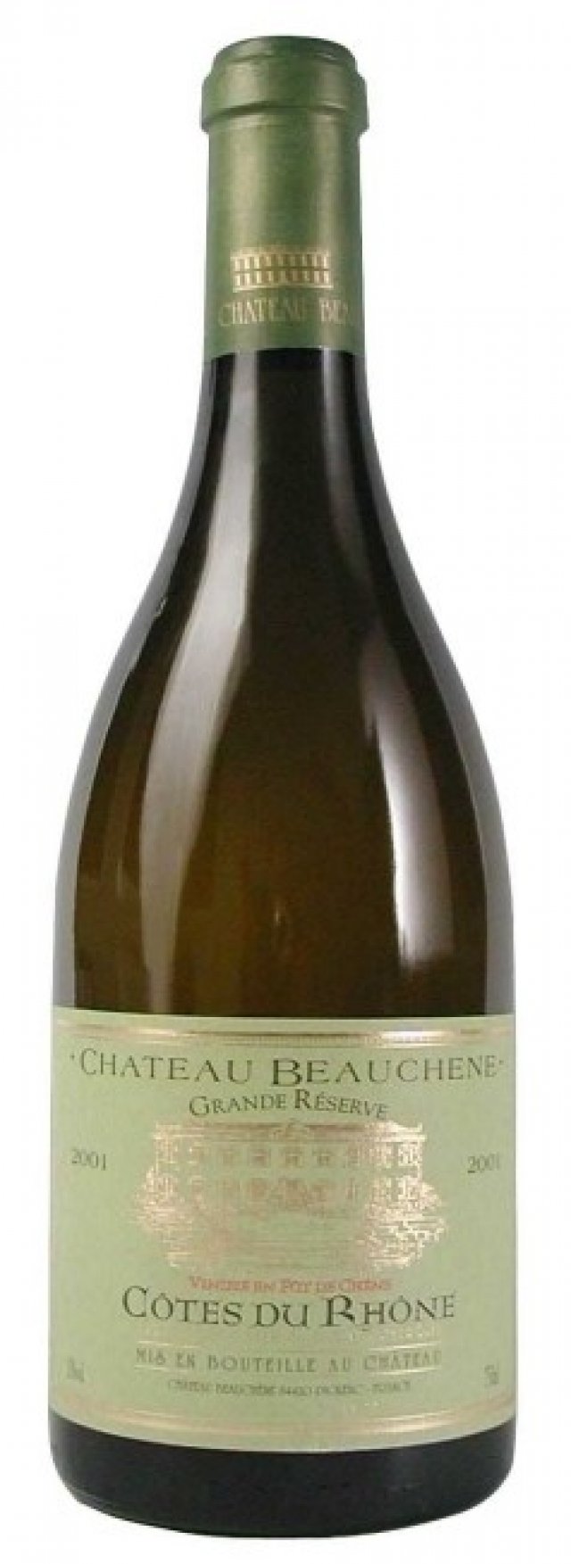 Côtes du Rhône blanc Grande Réserve Viognier 2001 , Chateau Beauchene