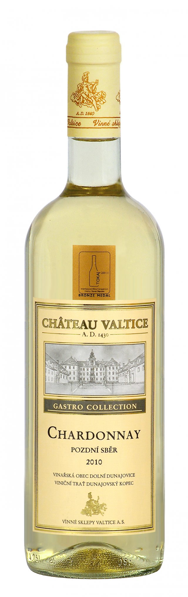 Chardonnay Gastro Collection 2011 Pozdní sběr, Vinné sklepy Valtice, a. s. - Château Valtice