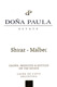 Dona Paula Estate Malbec-Syrah  2006 Argentina, Doña Paula