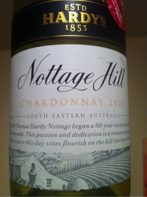 Chardonnay 2010 South Australia, Hardys