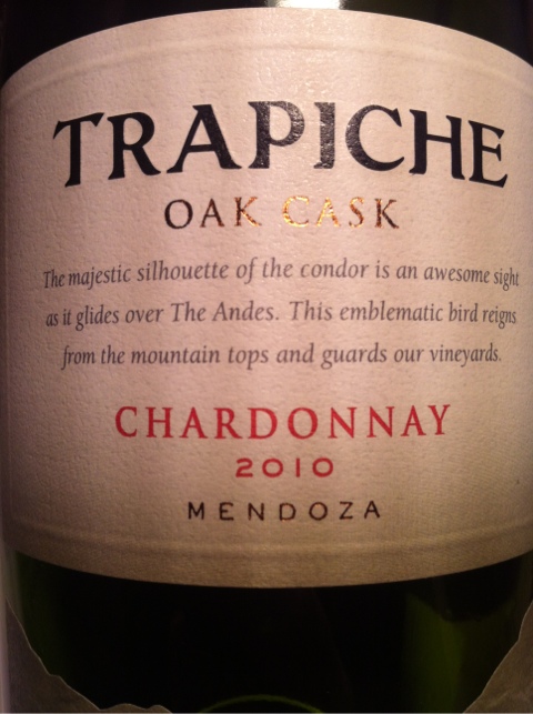 Trapiche Oak Cask Chardonnay 2010  , Trapiche