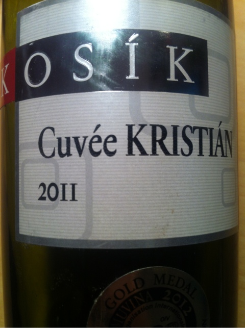 Cuvée Kristián 2011 Pozdní sběr, Kosík