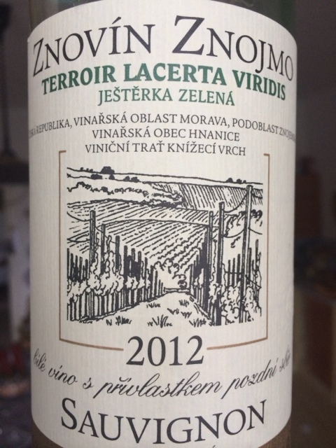 Sauvignon terroir lacerta viridis 2012 Pozdní sběr, Znovín Znojmo, a.s.