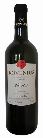 Pálava 2009 Pozdní sběr, Rovenius