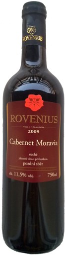 Cabernet Moravia 2009 Pozdní sběr, Rovenius
