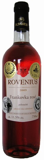Frankovka rosé 2009 Jakostní víno, Rovenius