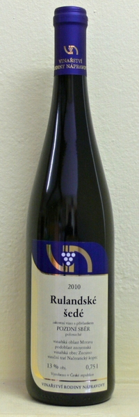 Rulandské šedé 2010 Pozdní sběr, Rodiny Nápravovy