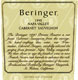 Beringer Private Reserve Cabernet Sauvignon  1990 Napa Valley, Beringer Vineyards